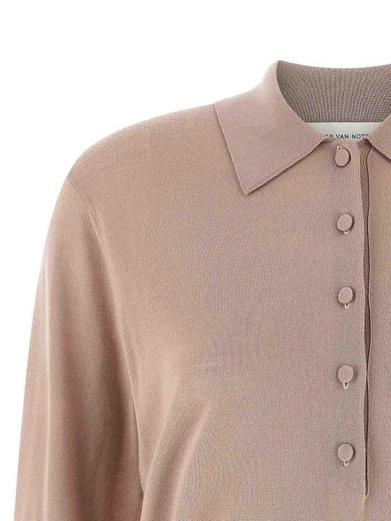 26FW 드리스 반 노튼 폴로 티셔츠 2520112032700100 Nude Neutrals - DRIES VAN NOTEN
