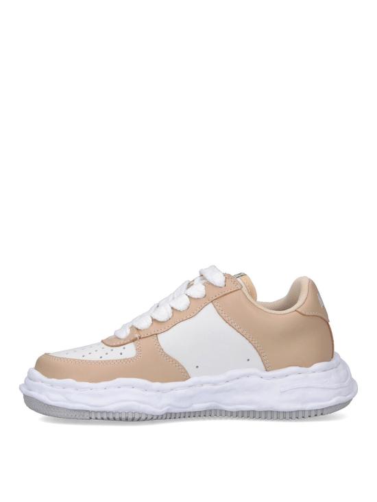  메종 미하라 야스히로 웨인 OG 솔 레더 로우탑 A08FW706BEGWHT Beige - MAISON MIHARA YASUHIRO