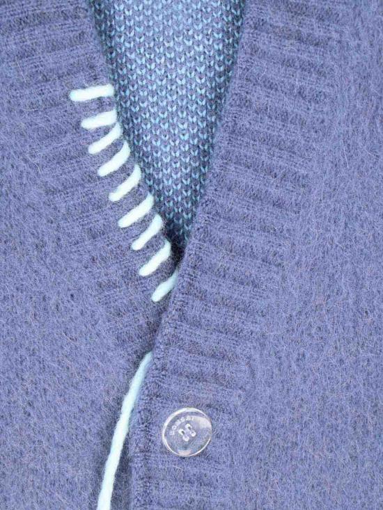 25FW 본사이 가디건 AW25KN009BLU Blue - BONSAI