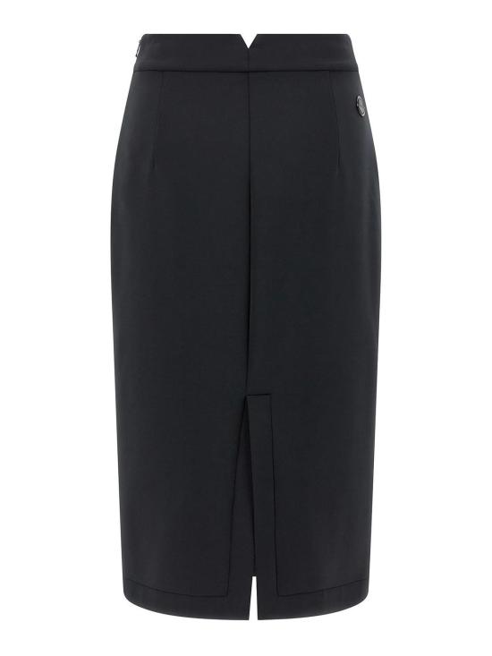  몽클레어 미디 스커트 K24038H0000189A8K999 Black - MONCLER