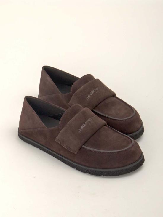 25FW 엠포리오 아르마니 로퍼 EM003729AF19687M6136 Brown - EMPORIO ARMANI