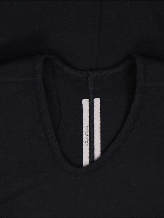 25FW 릭 오웬스 반팔 티셔츠 RP02E4206JR09 Black - RICK OWENS