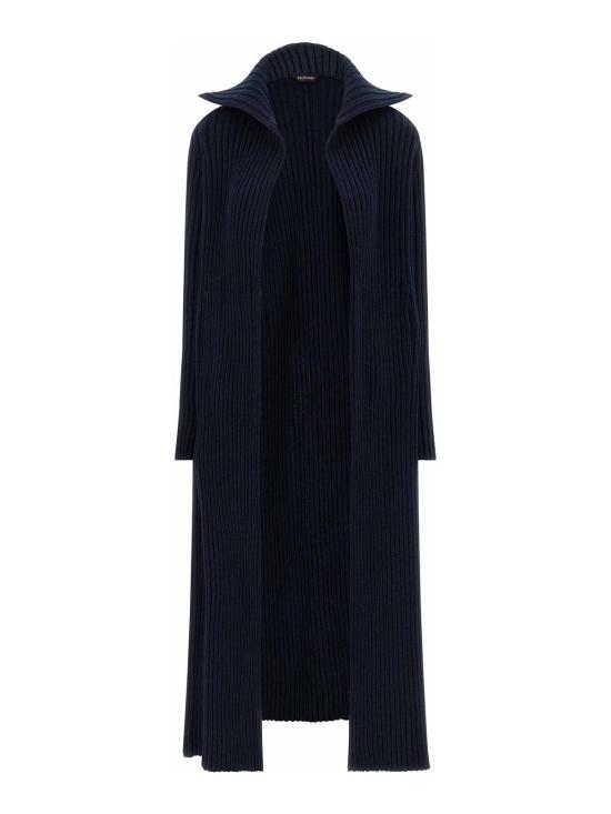 25FW 발렌시아가 리브 니트 롱 가디건 849997T34148806 Blue