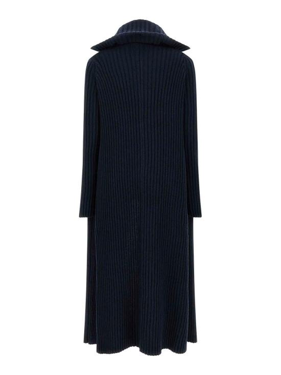 25FW 발렌시아가 리브 니트 롱 가디건 849997T34148806 Blue - BALENCIAGA