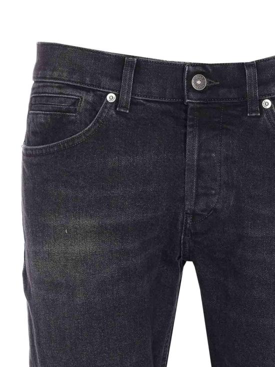 25FW 돈답 스트레이트 팬츠 UP232DS0369ULM3999 Black - DONDUP