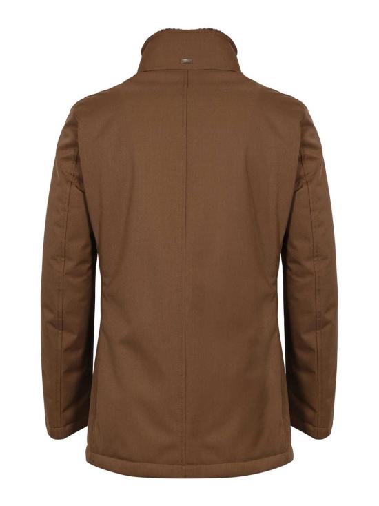  에르노 울 트윌 & 라이트 인조 퍼 카코트 IM000370U127308010 Brown - HERNO