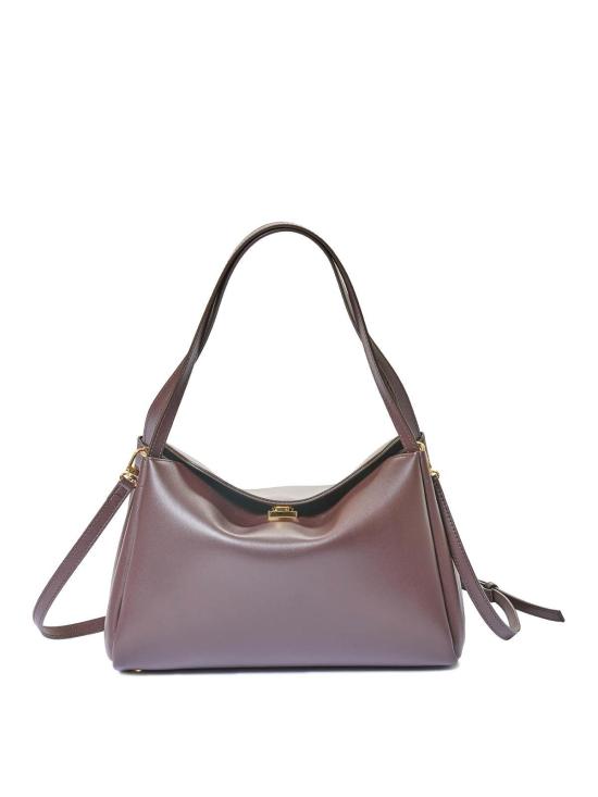 25FW 더모아레 숄더백 TMCOEUDN109EBONY Brown