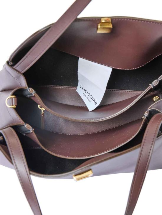 25FW 더모아레 숄더백 TMCOEUDN109EBONY Brown - THEMOIRE