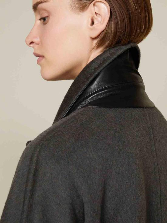 26FW 막스마라 앵거스 더블 코트 2521016105600002 Dark Green - MAX MARA