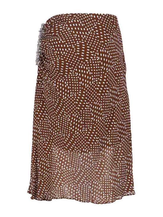 25FW 드리스 반 노튼 미디 스커트 109E11 Brown - DRIES VAN NOTEN