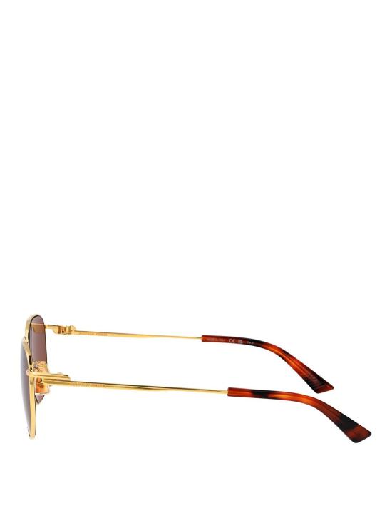 25FW 보테가베네타 선글라스 BV1301S008 GOLD - BOTTEGA VENETA