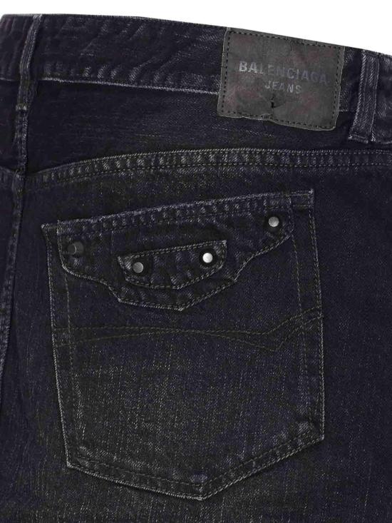 25FW 발렌시아가 와이드 레그 팬츠 852324TTW671037 Black - BALENCIAGA