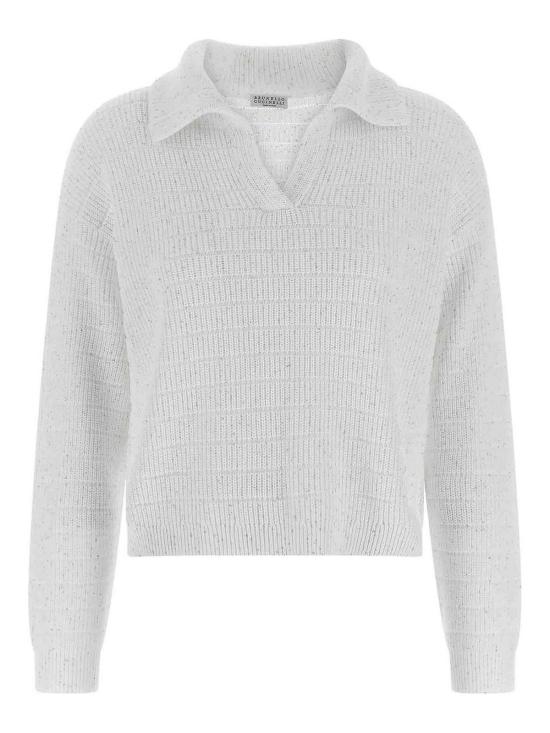  브루넬로 쿠치넬리 폴로 티셔츠 MDV754005CJ159 White