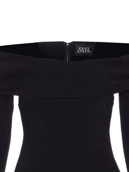 25FW 솔러스런던 미디 스커트 OS45010BLACK Black - SOLACE LONDON