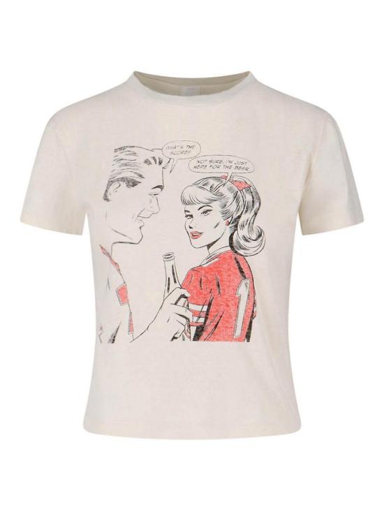 25FW 리던 반팔 티셔츠 02402WCGT363VINTAGEWHITE White