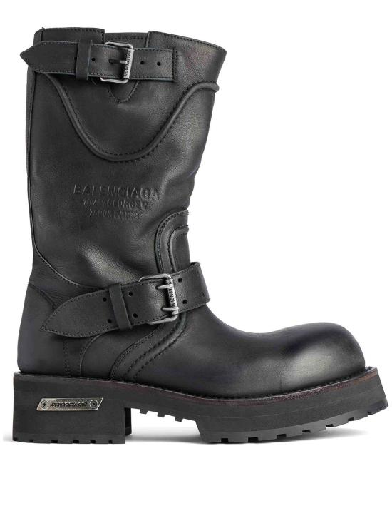 25FW 발렌시아가 VENOM 베놈 미들 부츠 833585WCAL11080 Black