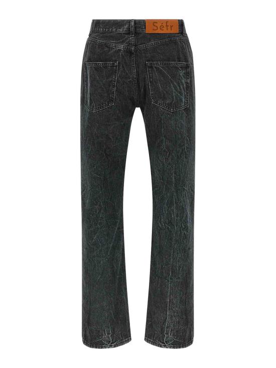  세퍼 스트레이트 팬츠 MFW24CLASSICCUTBLACKMARBLE Black - SEFR