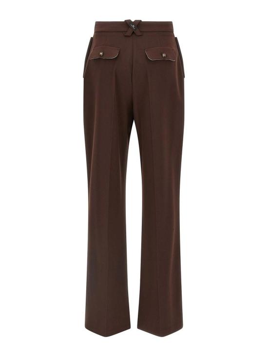 25FW 엘리자베타프랜치 스트레이트 팬츠 PA11858E2EA3 Brown - ELISABETTA FRANCHI
