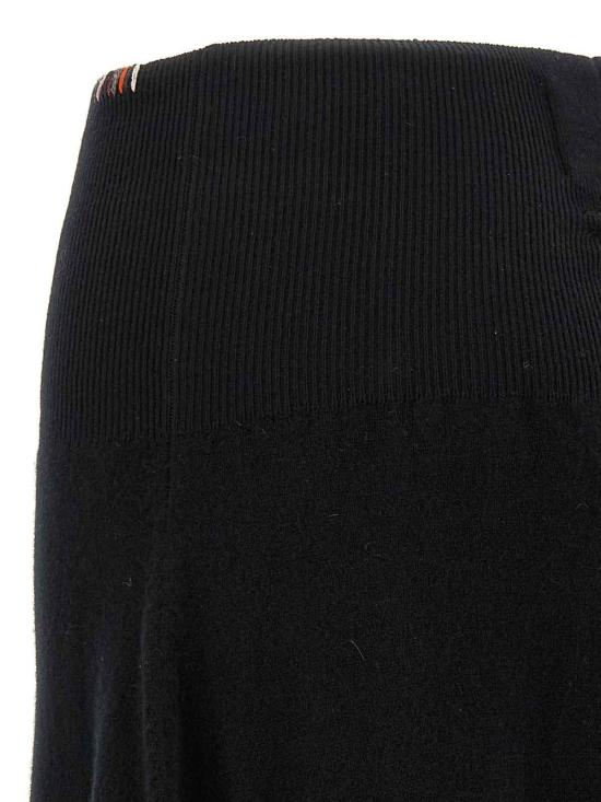 25FW 익스트림캐시미어 미디 스커트 N388EASERAVEN BLACK - EXTREME CASHMERE