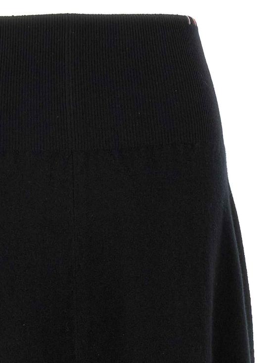 25FW 익스트림캐시미어 미디 스커트 N388EASERAVEN BLACK - EXTREME CASHMERE