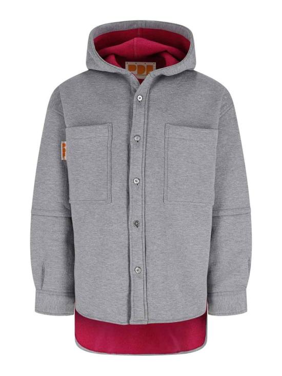 25FW 피디에프 후드 티셔츠 DFM06002TF130 Grey