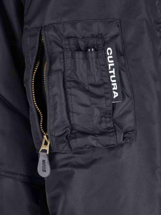 25FW 쿨투라 봄버 자켓 BB0050 Black - CULTURA