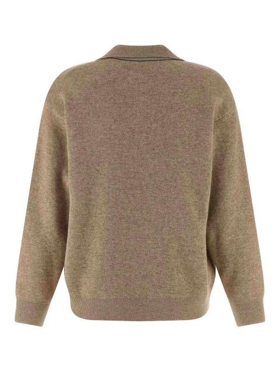  브루넬로 쿠치넬리 폴로 티셔츠 MSH116505C9259 Beige - BRUNELLO CUCINELLI