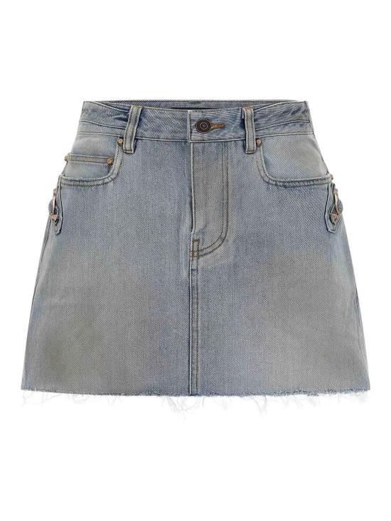 25FW 발렌시아가 숏 원피스 852324TTW744200 Light Blue