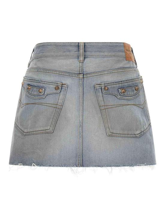 25FW 발렌시아가 숏 원피스 852324TTW744200 Light Blue - BALENCIAGA