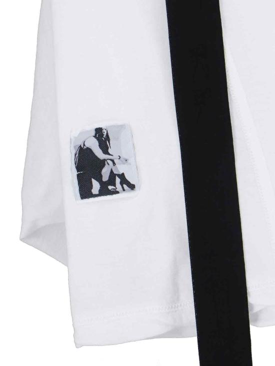 25FW 릭 오웬스 반팔 티셔츠 DS02E7201BH11 White - RICK OWENS