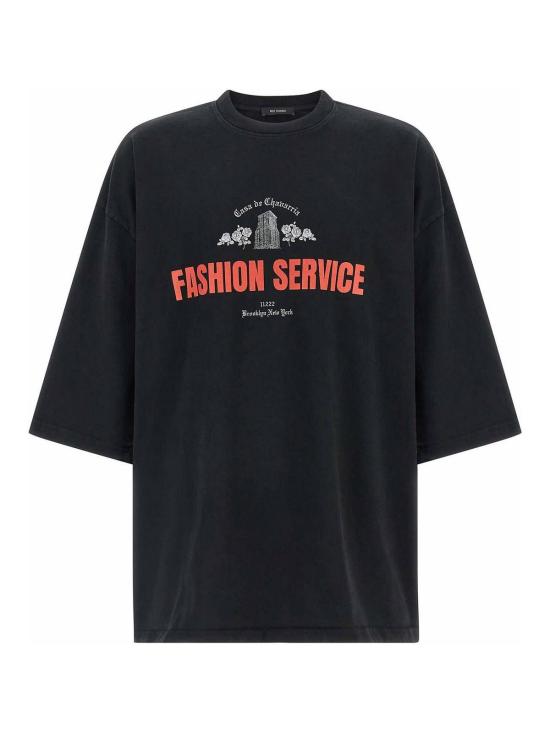 25FW 윌리 차바리아 반팔 티셔츠 WCJSY0143001 Black