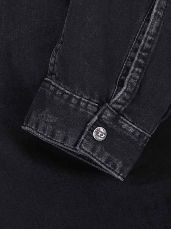  디젤 데님 셔츠 A035340DBDC02 Black - DIESEL