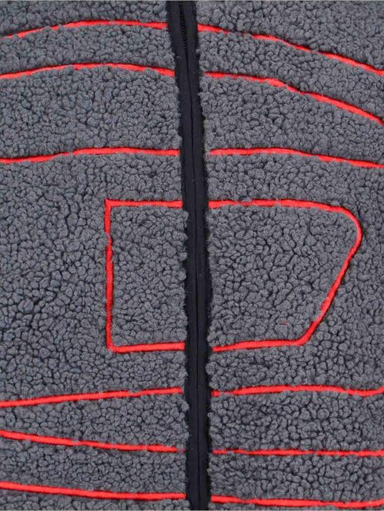  디젤 후드 티셔츠 A189470KIBT9AW Grey - DIESEL