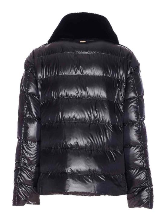  에르노 울트라라이트 나일론 & 레이디 얼터너티브 퍼 케이프 PI002017D12017Z9300 Black - HERNO