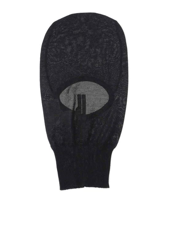  릭 오웬스 바라클라바 RU02E1478WS09 Black - RICK OWENS