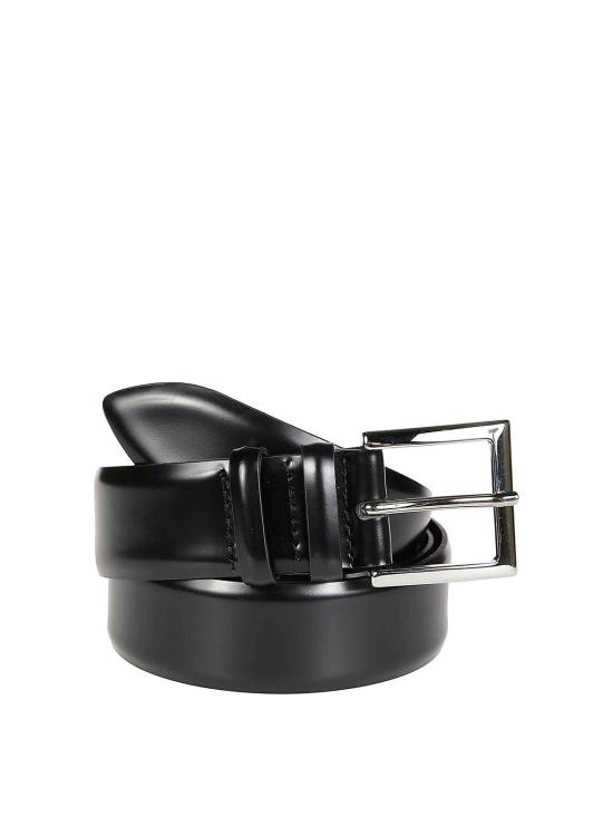 26SS 오르치아니 가죽 벨트 U03202CAFNERO Black