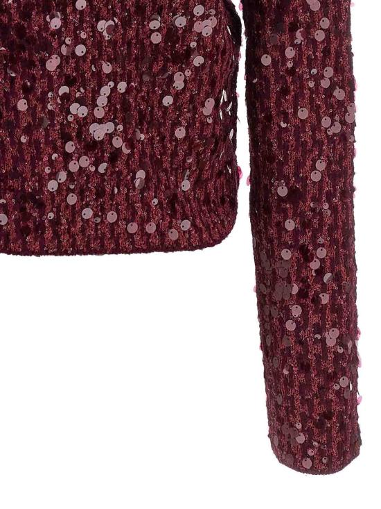  핑코 가디건 105935A2Y9R57 Dark Red - PINKO