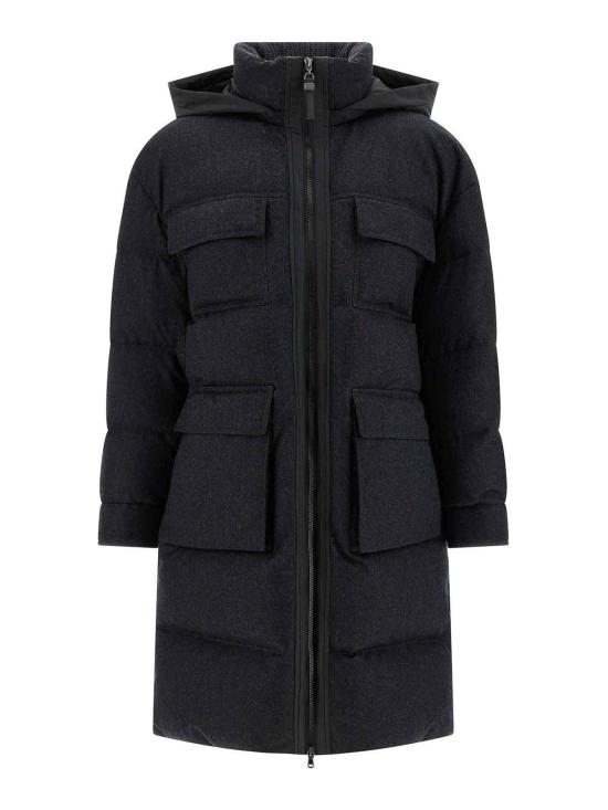  브루넬로 쿠치넬리 롱패딩 MT2269787C005 Grey