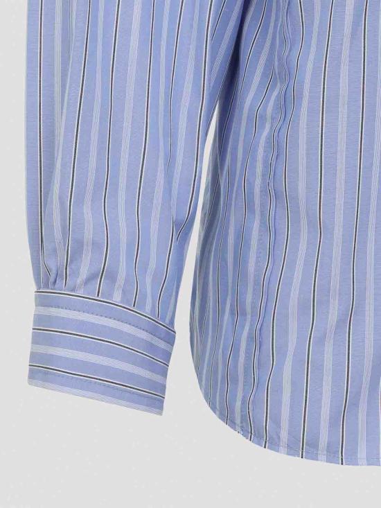 25FW 마르지엘라 긴팔 셔츠 S67DT0021M35625002F Blue - MAISON MARGIELA