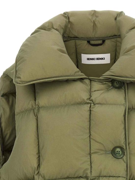  옌키옌키 베스트 COZYCLOUDVESTMICRORIBNYLONMICROOLIVEGREEN Green - IENKI IENKI