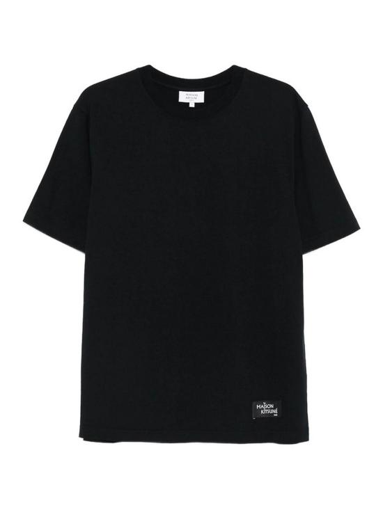  메종키츠네 크로스월드 컴포트 티셔츠 PM00112KJ7025BLACK Black