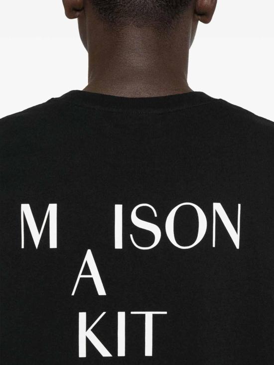  메종키츠네 크로스월드 컴포트 티셔츠 PM00112KJ7025BLACK Black - MAISON KITSUNE