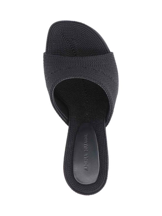 25SS 아미나 무아디 힐/펌프스 14S364279 Black - AMINA MUADDI