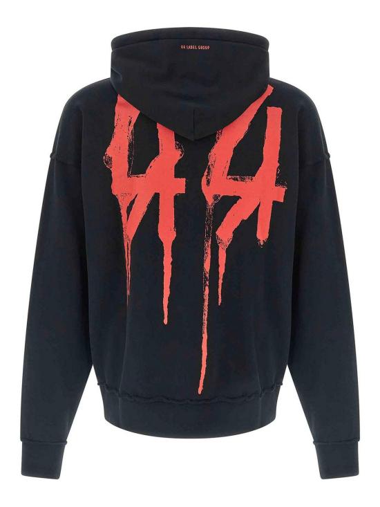 25FW 44레이블 후드 티셔츠 B0030612FA583P733 Red - 44 LABEL