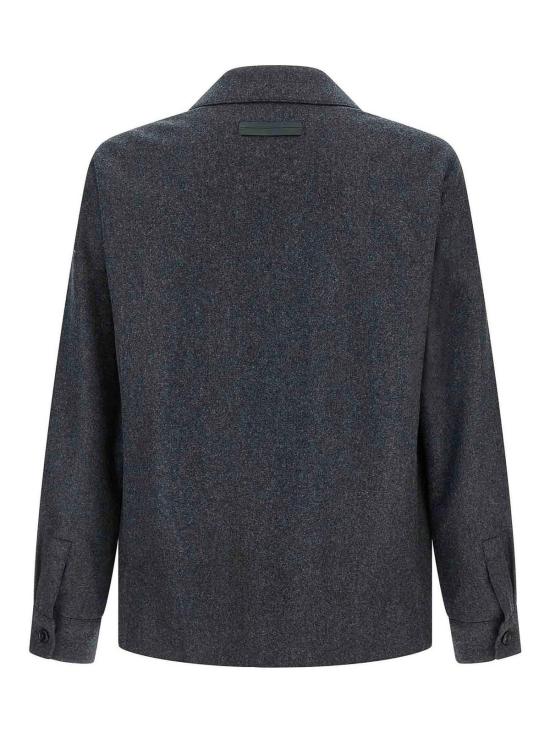 25FW 에르메네질도제냐 긴팔 셔츠 231C01A21DHAQ07R001 Grey - ERMENEGILDO ZEGNA