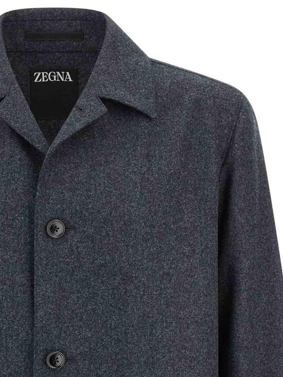 25FW 에르메네질도제냐 긴팔 셔츠 231C01A21DHAQ07R001 Grey - ERMENEGILDO ZEGNA