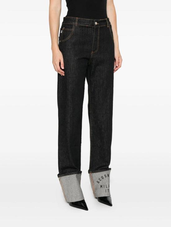  지씨디에스 스트레이트 팬츠 B2CW2913DA8BLACK Black - GCDS