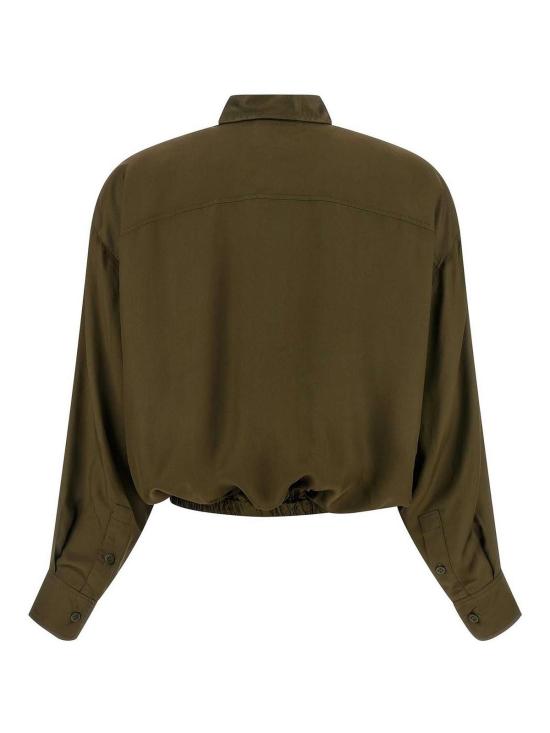 25FW 누드 셔츠 1103W2566312 Green - NUDE