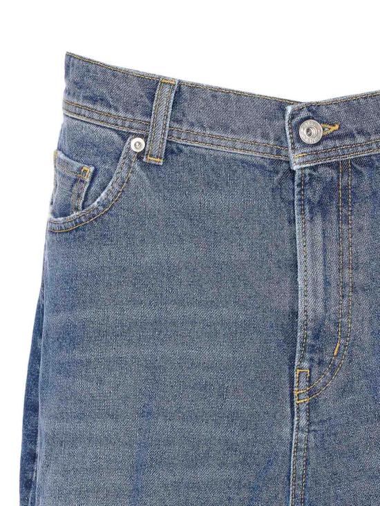 25FW 트루 에비뉴 스트레이트 팬츠 REGGIEMEDIUMWASH Blue - TRUE AVENUE