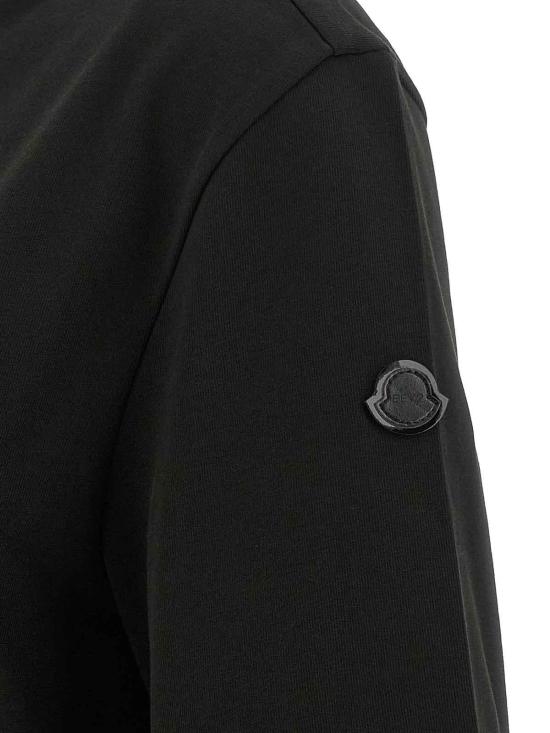 25FW 몽클레어 몽클레르 x EE72 바이 에드워드 에니풀 코튼 티셔츠 K24038C0000189AUG999 BLACK - MONCLER